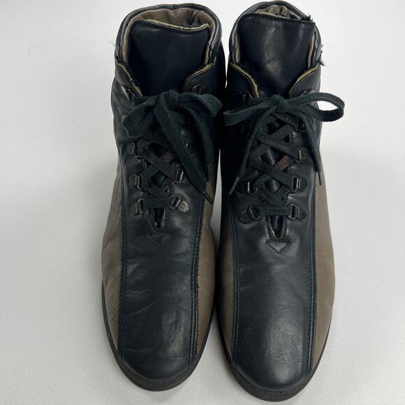 Vintage Bass Men\'s Soft Leather Two Tone Fleece Lined Ankle Boots Size 10M main image 6
